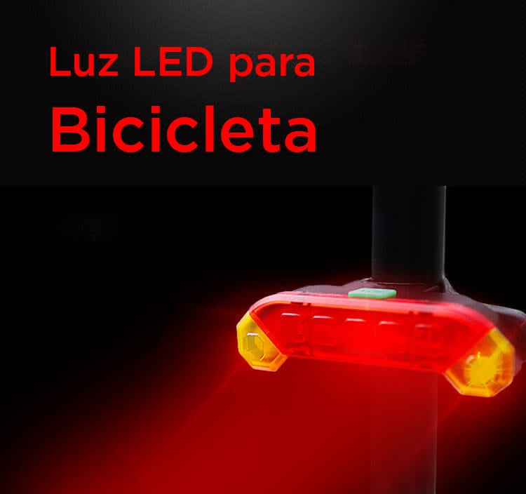 Luz Recargable para Bicicleta 2 foto 4