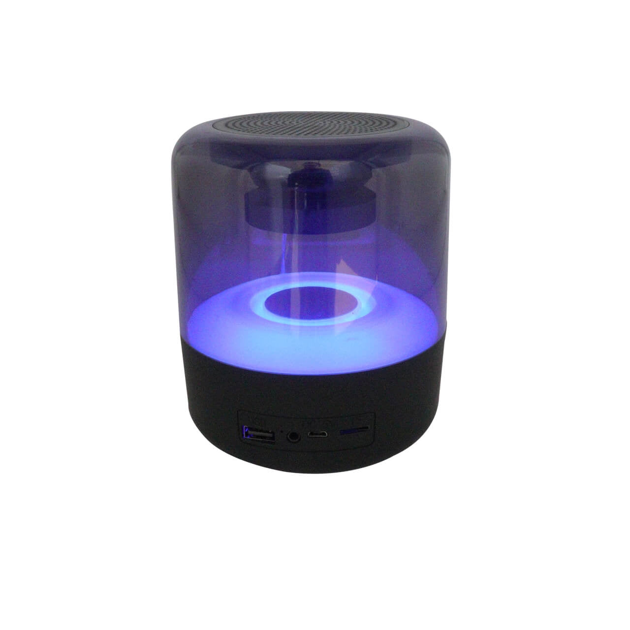 PARLANTE BLUETOOTH CILINDRO LUCES GRANDE foto 2