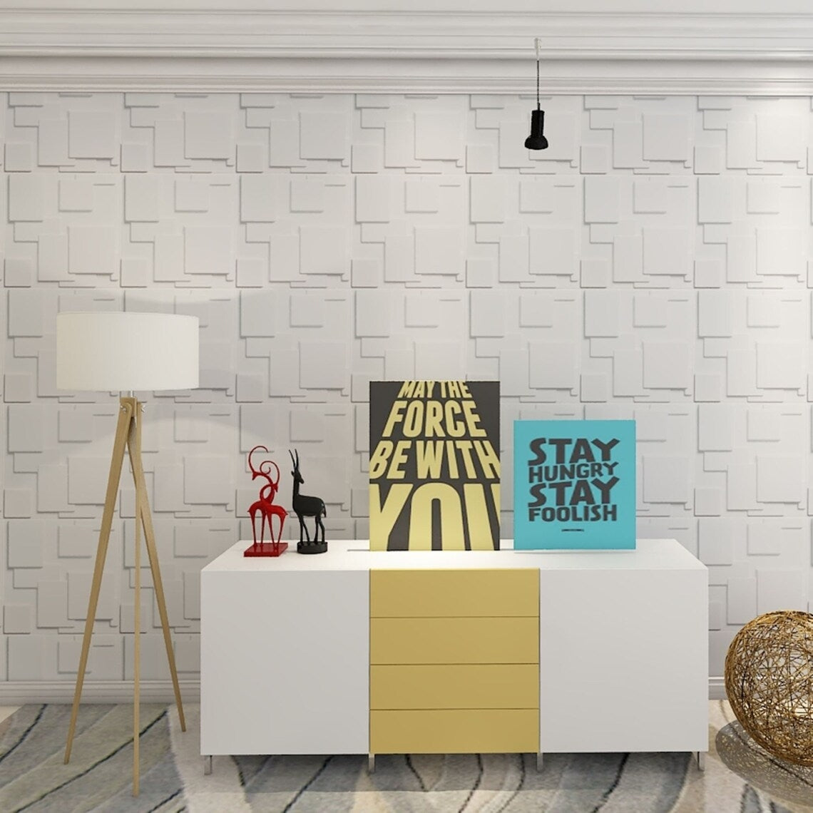 Panel PVC 3D 10 Pared foto 2