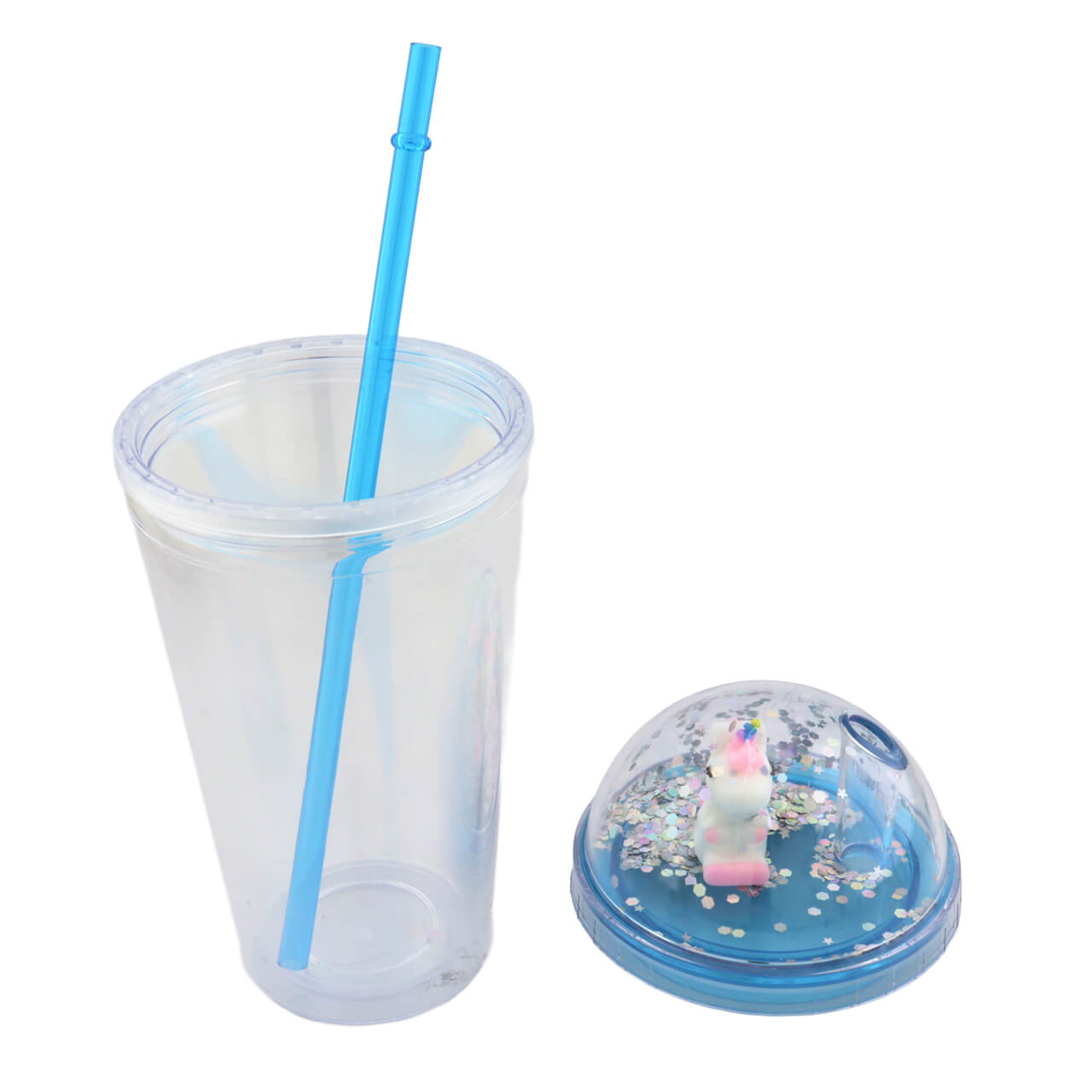 Vaso Gliter Unicornio foto 2