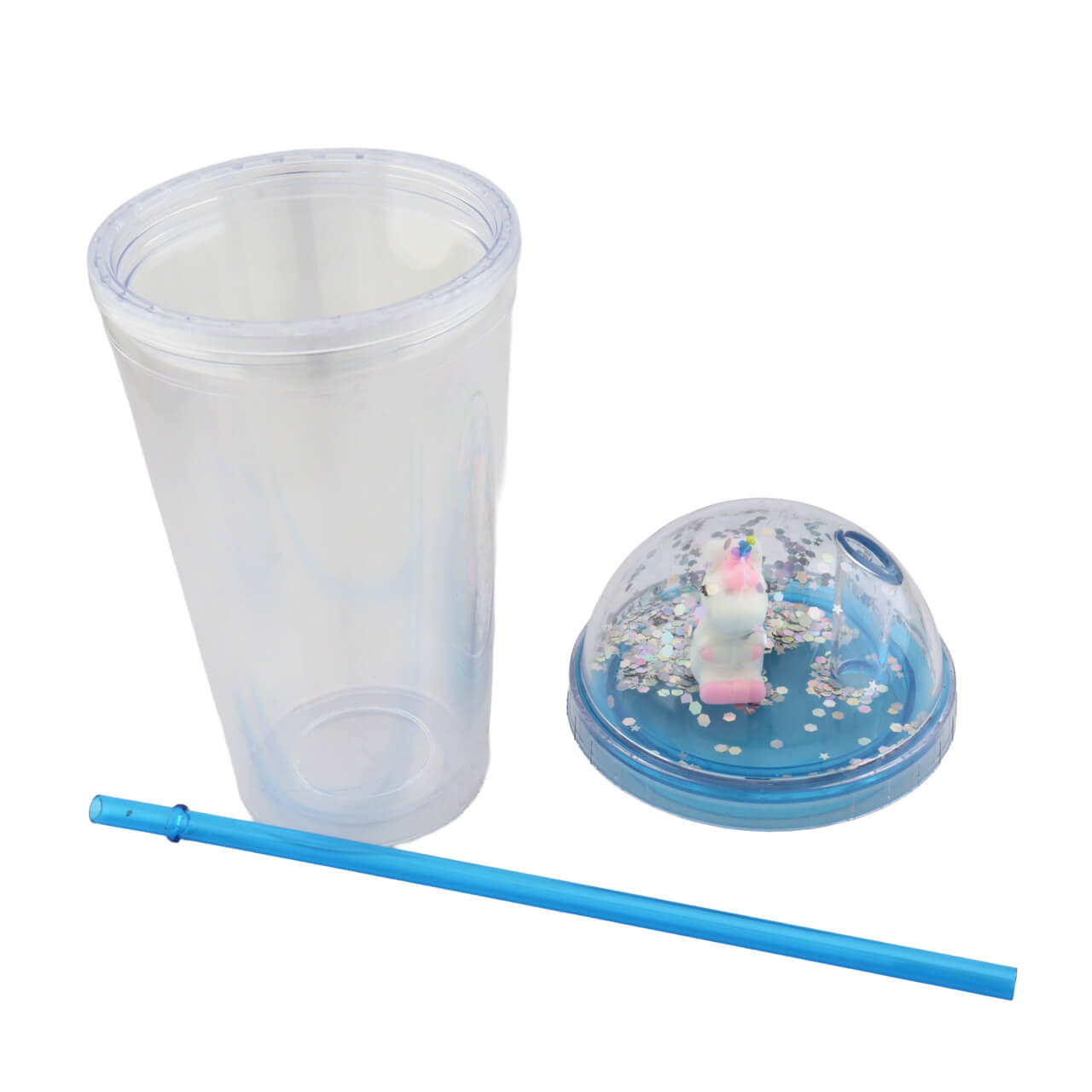 Vaso Gliter Unicornio foto 3