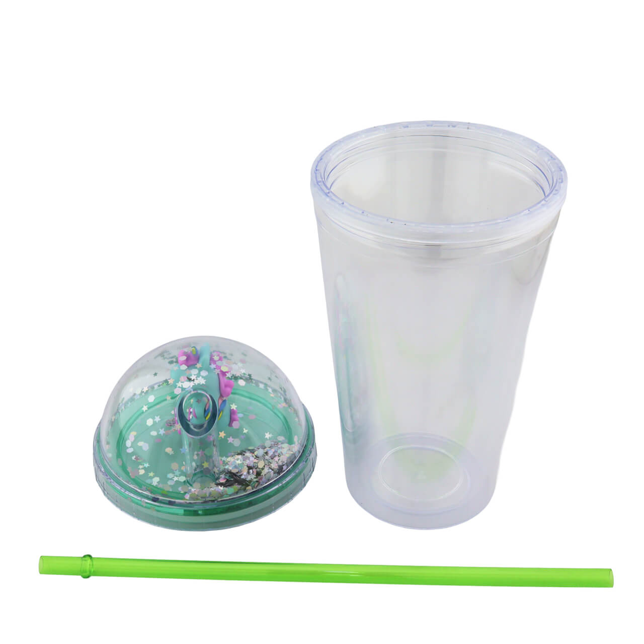 Vaso Gliter Unicornio foto 8