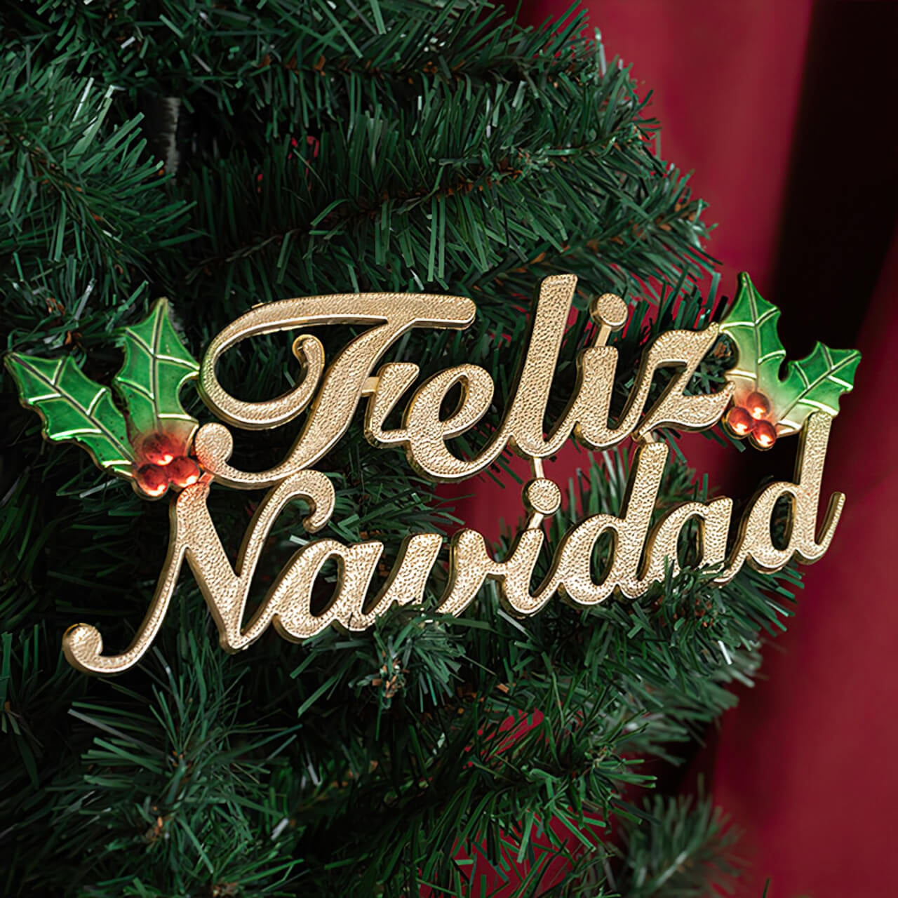 Letrero Feliz Navidad foto 3