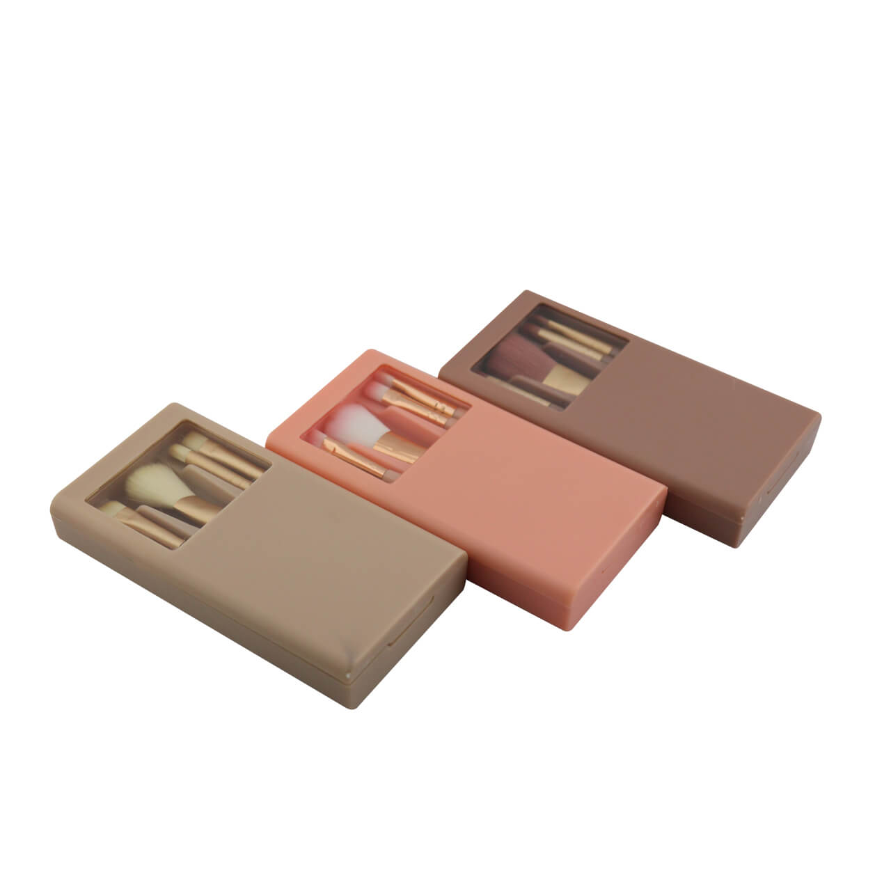 Set Maquillaje Rectangular color Rosa