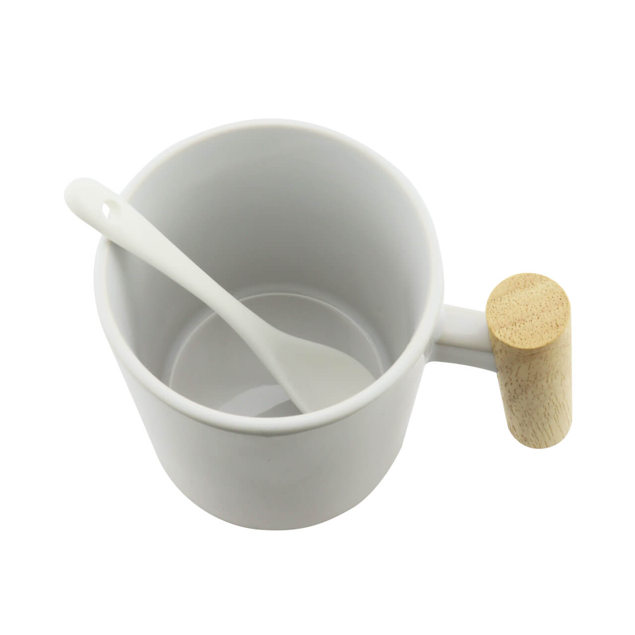 Mug Sublimacion Manija De Madera foto 3