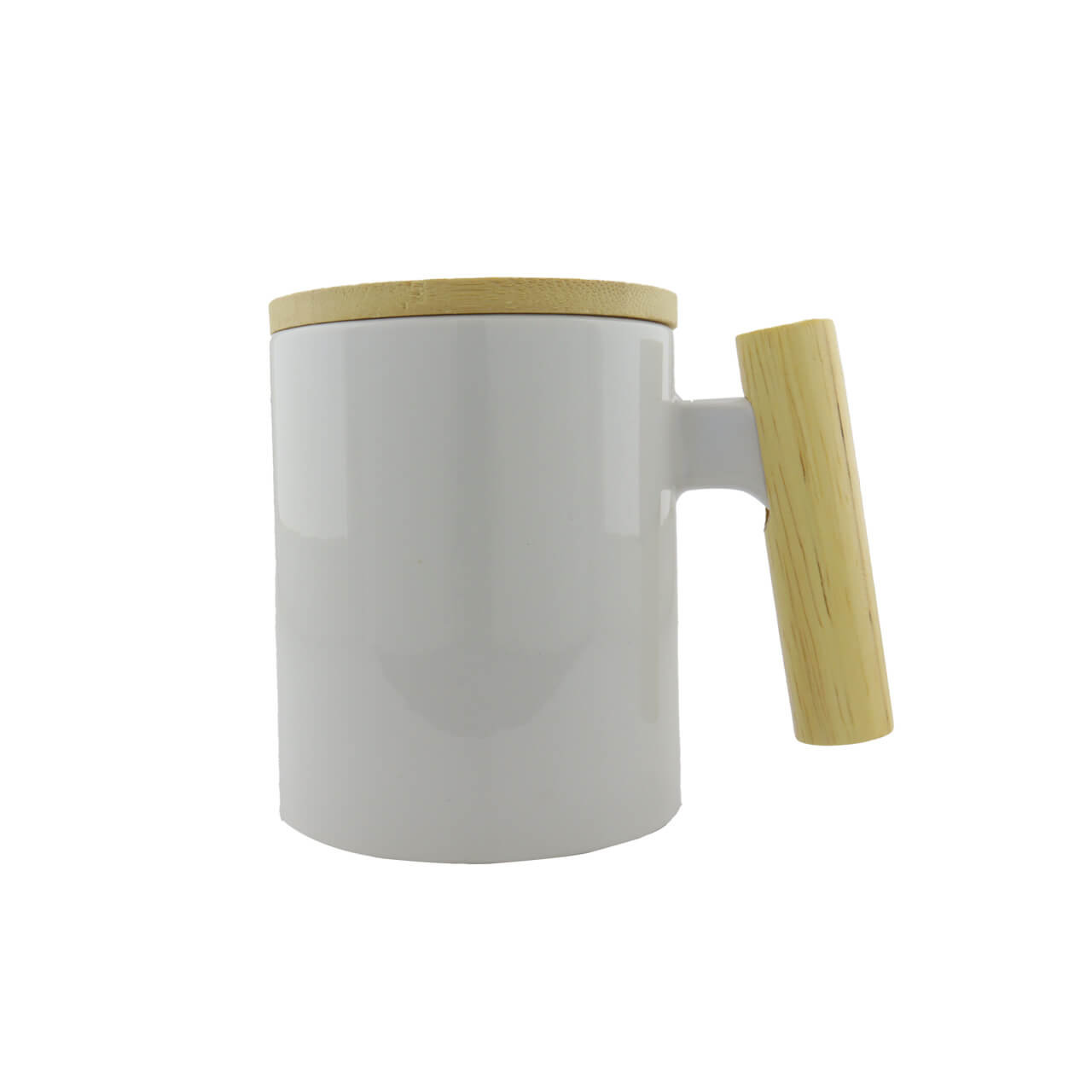 Mug Sublimacion Manija De Madera foto 4