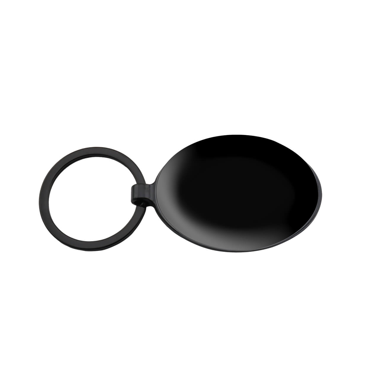 Llavero Cromo Ovalo Black foto 2