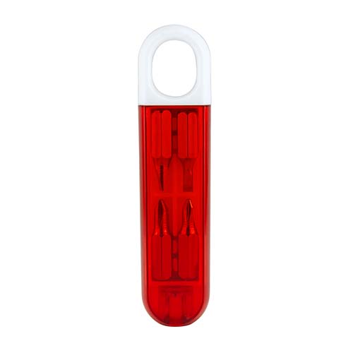 DESARMADOR AZUER color ROJO TRASLUCIDO