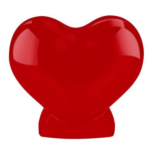 ALCANCIA CORAZON color ROJO