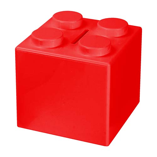 ALCANCIA CUBOS color ROJO