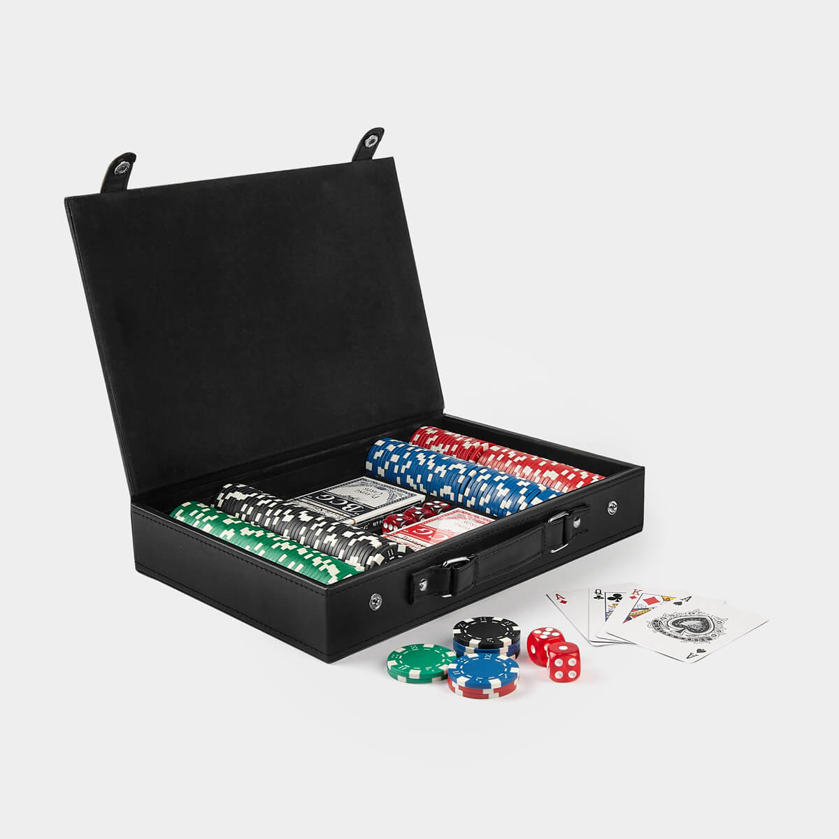 SET DE POKER TAHUR color NEGRO