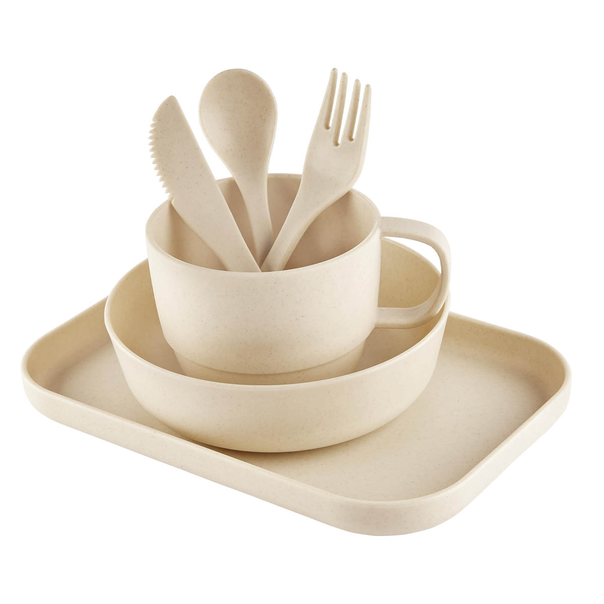 VAJILLA INDIVIDUAL ZEKE color BEIGE