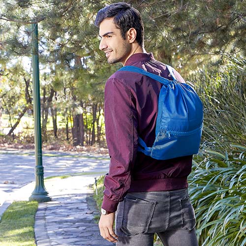 BOLSA-MOCHILA ANSHAR color AZUL foto 2