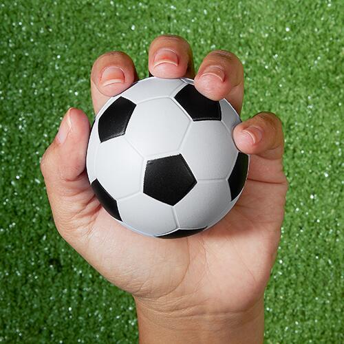 PELOTA ANTI-STRESS FUTBOL color BICOLOR foto 3