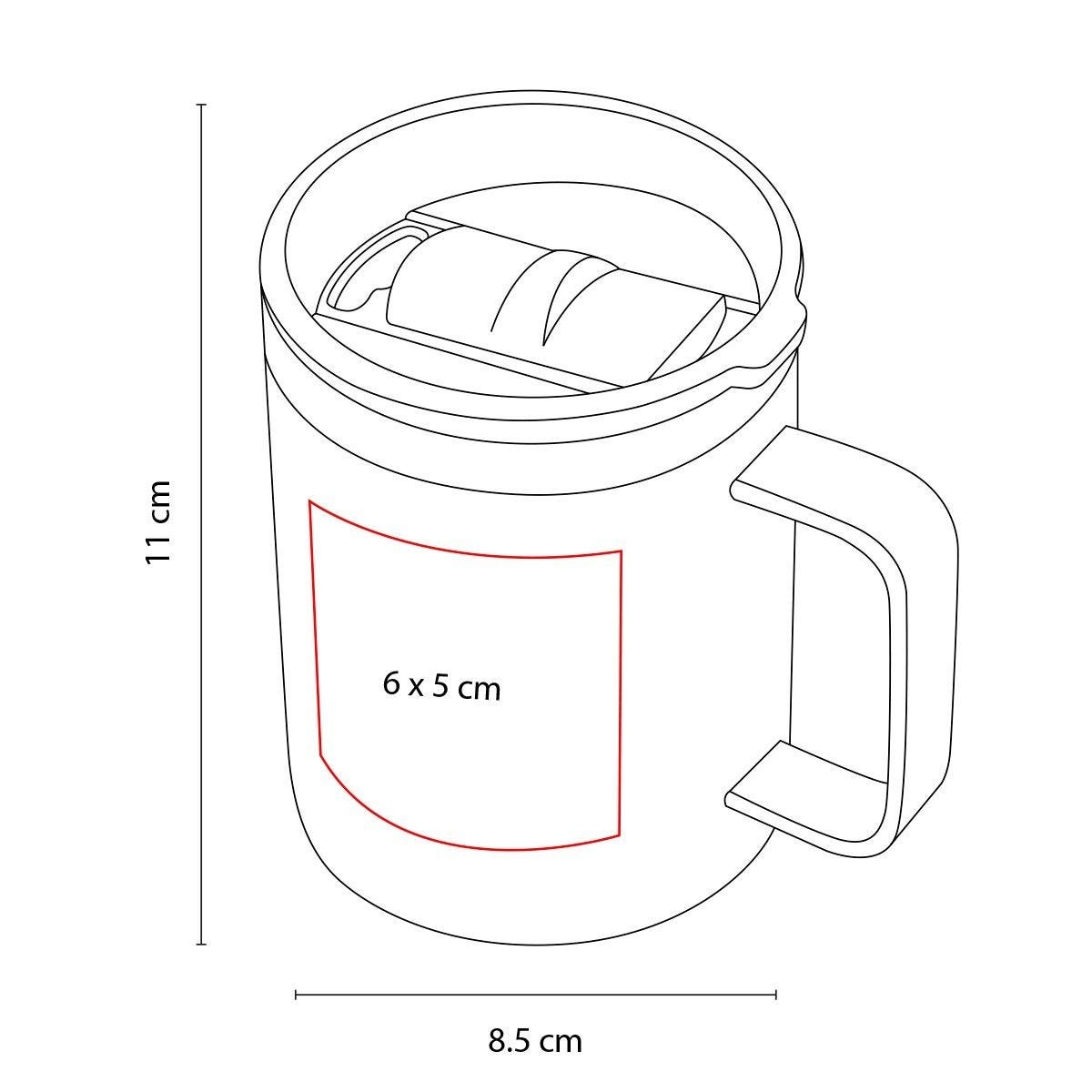 TAZA BELIZA color BLANCO foto 3