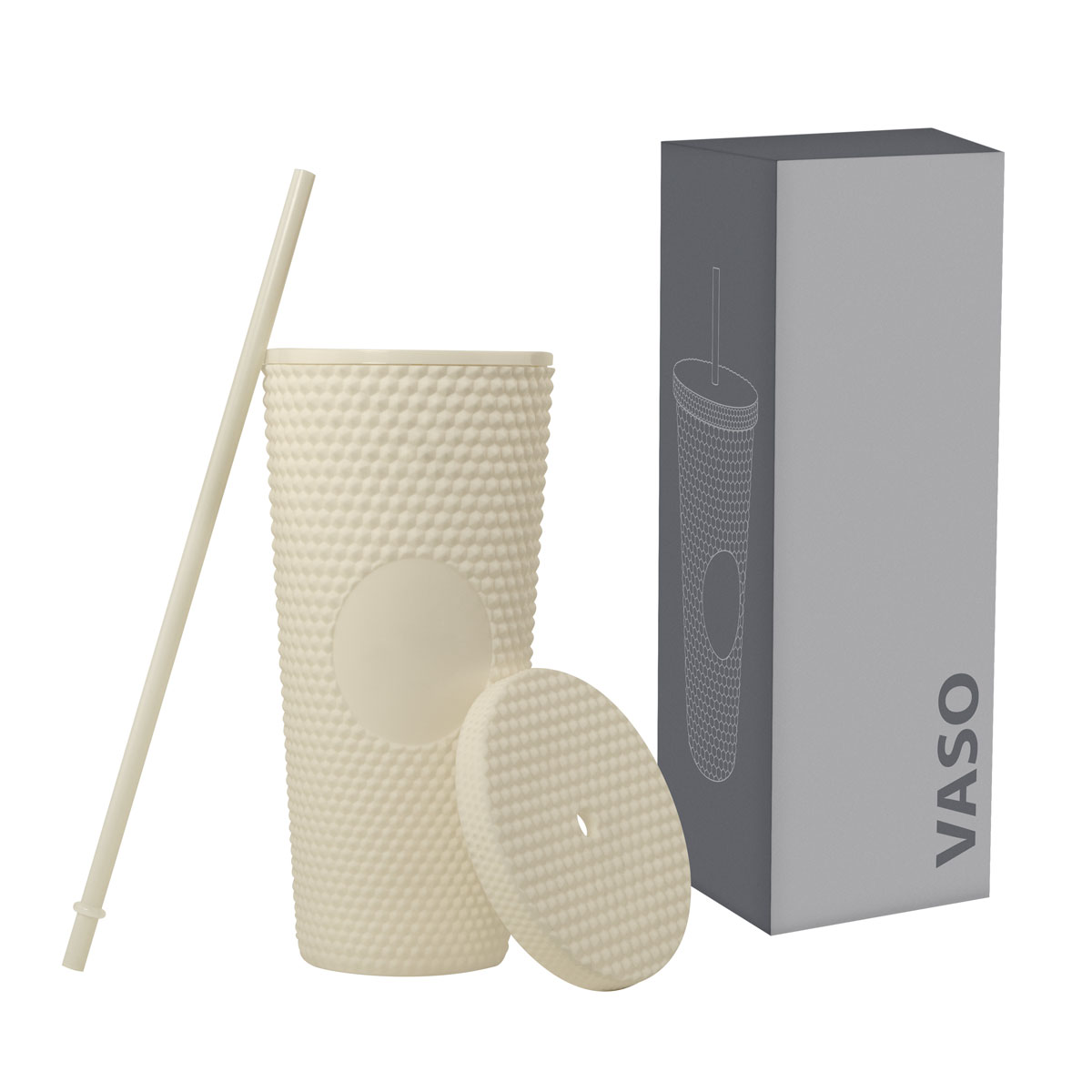 VASO ELMAS color BEIGE foto 3