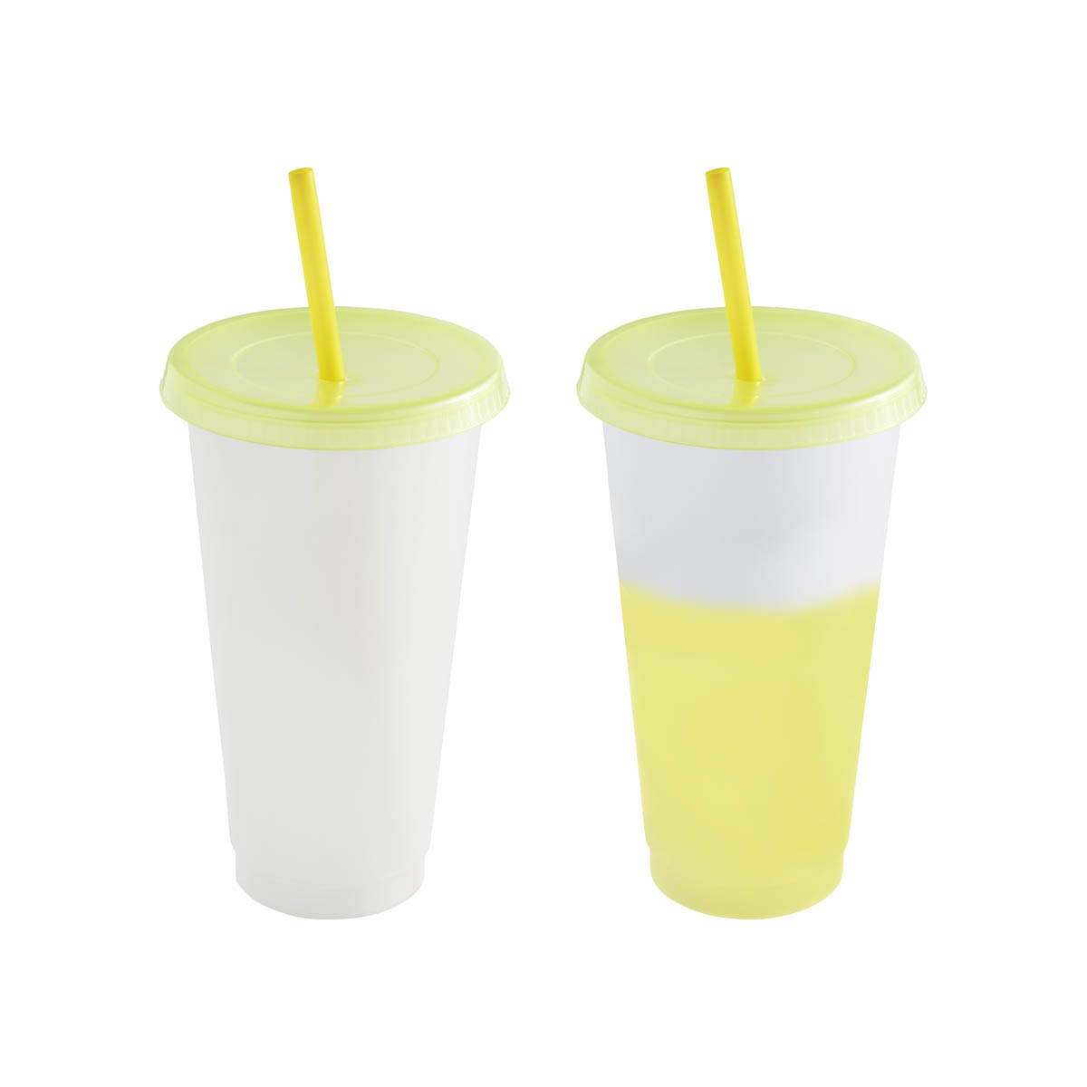 VASO BLUR color AMARILLO