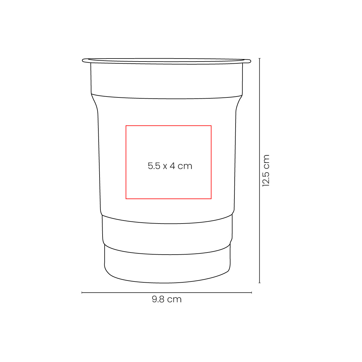 VASO RENK color NARANJA foto 4