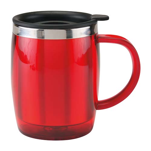 TAZA TERMICA BURGOS color ROJO